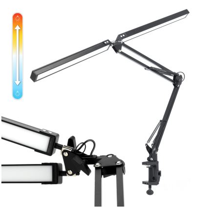 Lámpara de mesa LED regulable TENUIX DUO 2xLED/14W/230V 3000-6000K