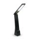 Lámpara de mesa LED regulable y recargable por USB/4W/5V 1200 mAh 2700K-5700K negra
