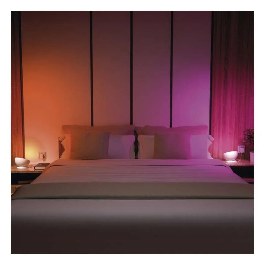 Lámpara de mesa LED RGB regulable GoSmart LED/7W/230V Wi-Fi blanco