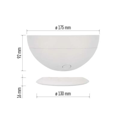 Lámpara de mesa LED RGB regulable GoSmart LED/7W/230V Wi-Fi blanco