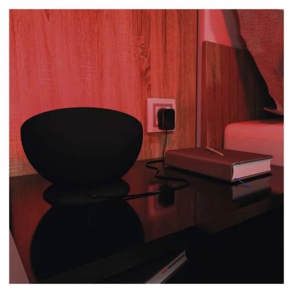 Lámpara de mesa LED RGB regulable GoSmart LED/7W/230V Wi-Fi negro