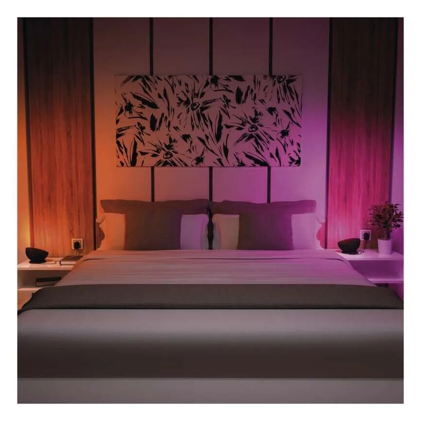 Lámpara de mesa LED RGB regulable GoSmart LED/7W/230V Wi-Fi negro