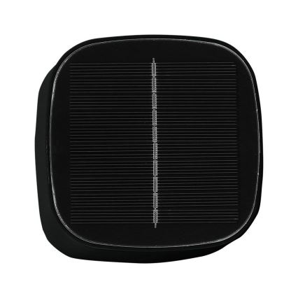 Lámpara de mesa LED táctil magnética solar recargable y regulable LED/5W/5V 3000-6000K 3600 mAh IP65 negro