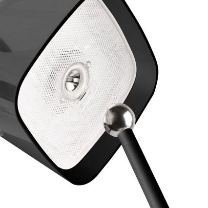 Lámpara de mesa LED táctil magnética solar recargable y regulable LED/5W/5V 3000-6000K 3600 mAh IP65 negro