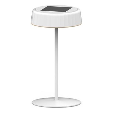 Lámpara de mesa LED solar recargable y regulable VIVIEN LED/3W/5V 2700K 1600 mAh IP54 blanco