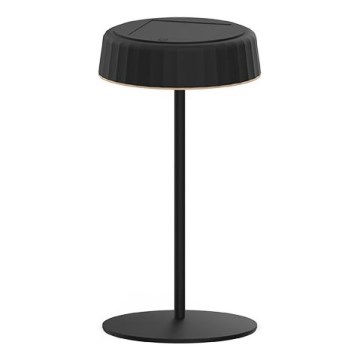Lámpara de mesa LED solar recargable y regulable VIVIEN LED/3W/5V 2700K 1600 mAh IP54 negro