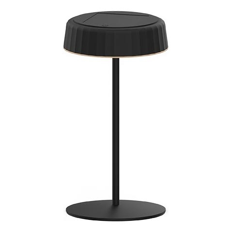 Lámpara de mesa LED solar recargable y regulable VIVIEN LED/3W/5V 2700K 1600 mAh IP54 negro