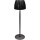 Lámpara de mesa LED táctil recargable y regulable LED/2,7W/5V 3000/4000/6000K 1800 mAh negro