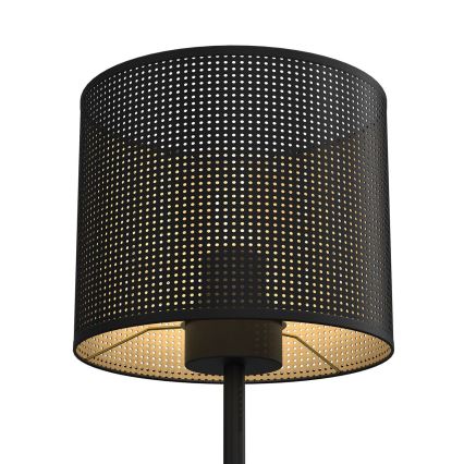 Lámpara de mesa LOFT SHADE 1xE27/60W/230V diá. 18 cm negro/dorado