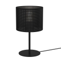 Lámpara de mesa LOFT SHADE 1xE27/60W/230V diá. 18 cm negro