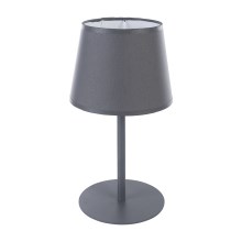 Lámpara de mesa MAJA 1xE27/15W/230V gris