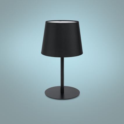 Lámpara de mesa MAJA 1xE27/15W/230V negro