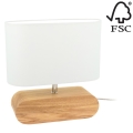 Lámpara de mesa MARINNA 1xE27/25W/230V - Certificado FSC