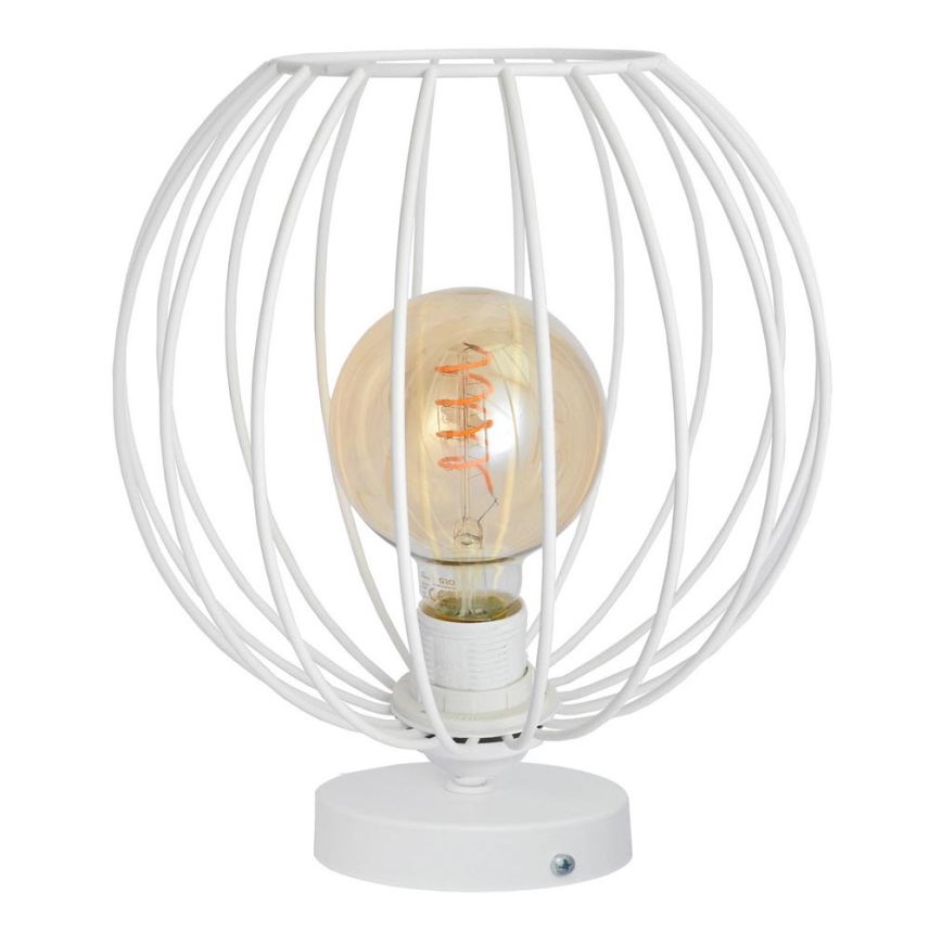 Lámpara de mesa MERCURE 1xE27/15W/230V blanco