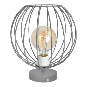 Lámpara de mesa MERCURE 1xE27/15W/230V gris