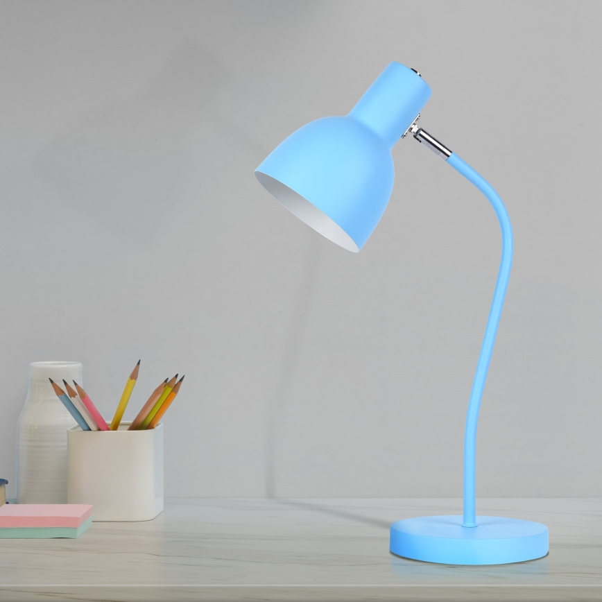 Lámpara de mesa MIMI 1xE27/10W/230V azul