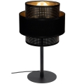 Lámpara de mesa NESS 1xE27/60W/230V negro