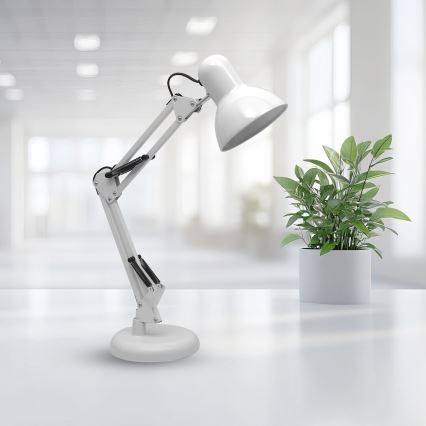 Lámpara de mesa NEXA 1xE27/60W/230V blanco
