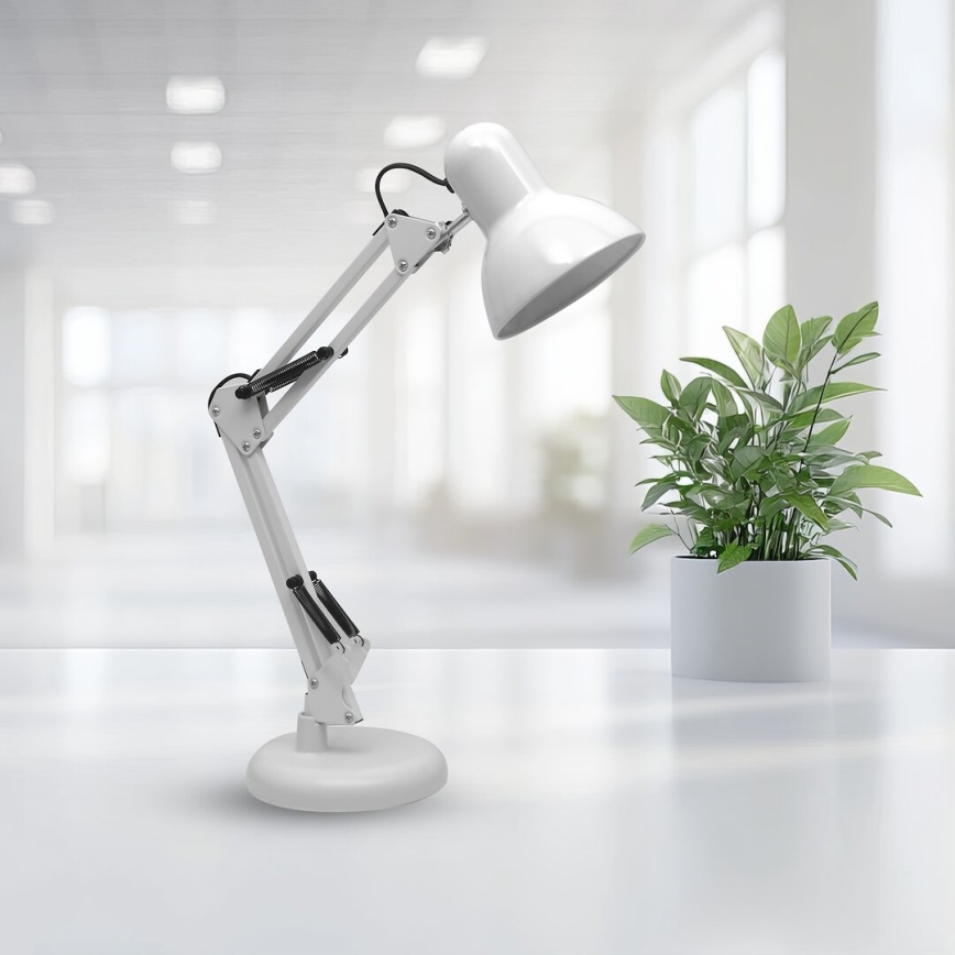Lámpara de mesa NEXA 1xE27/60W/230V blanco