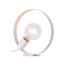 Lámpara de mesa NEXO 1xE27/40W/230V blanco