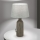 Lámpara de mesa ORCHID 1xE27/40W/230V cerámica marrón/gris