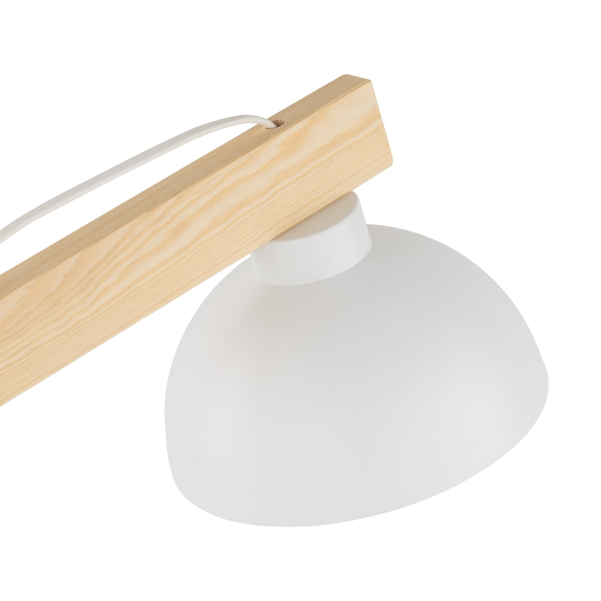 Lámpara de mesa OSLO 1xE27/15W/230V pino/blanco