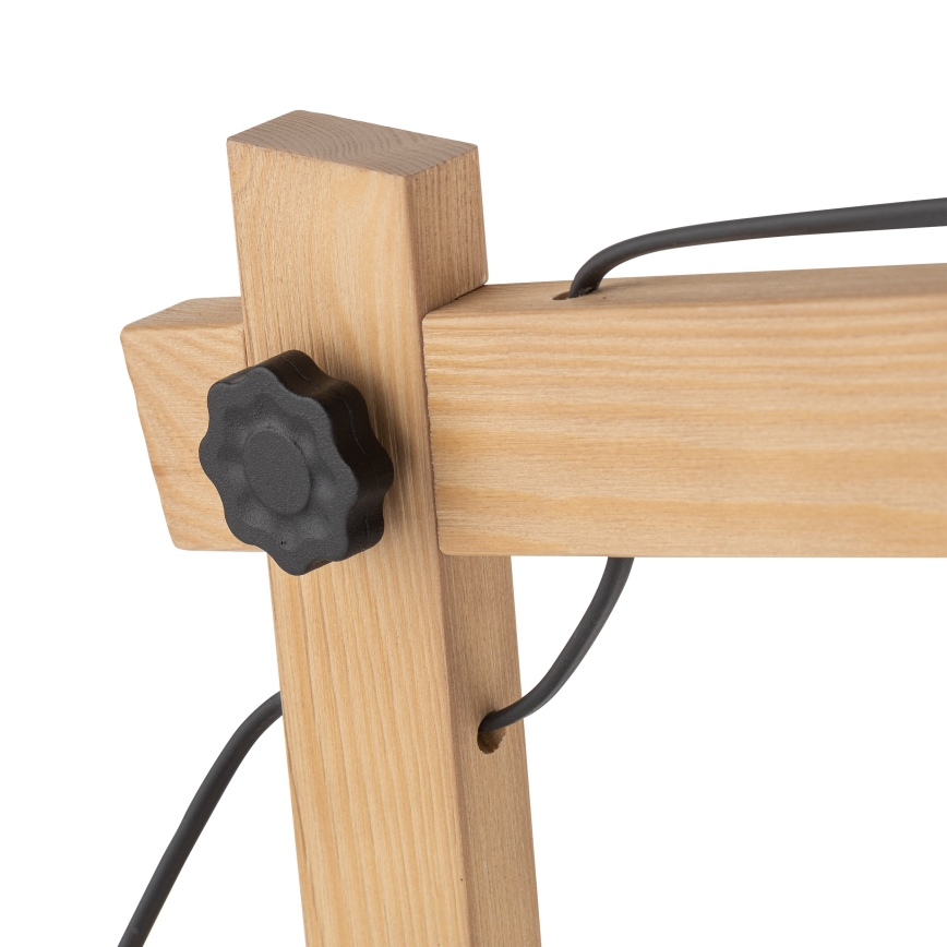 Lámpara de mesa OSLO 1xE27/15W/230V pino/negro