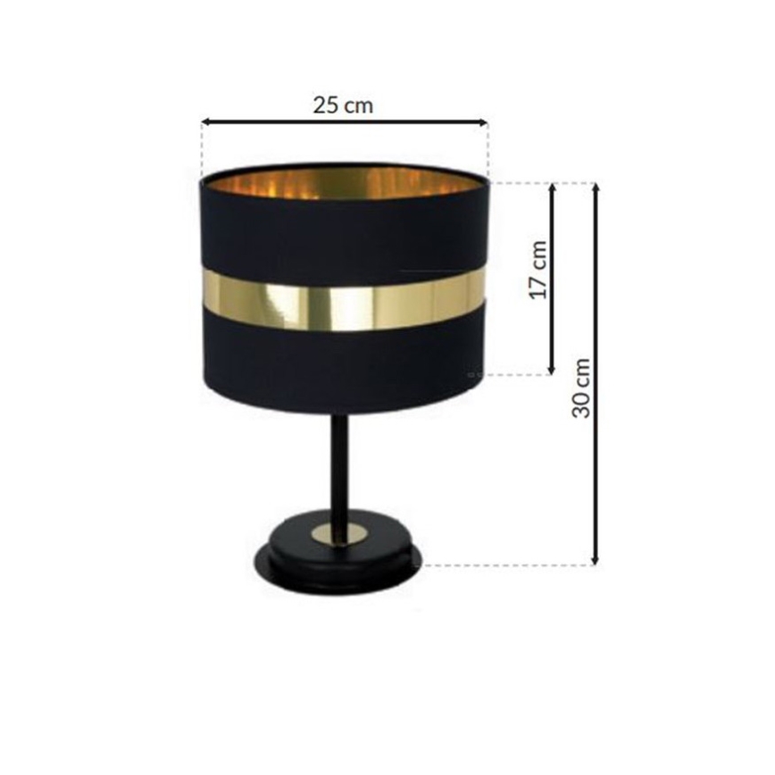 Lámpara de mesa PALMIRA 1xE27/60W/230V