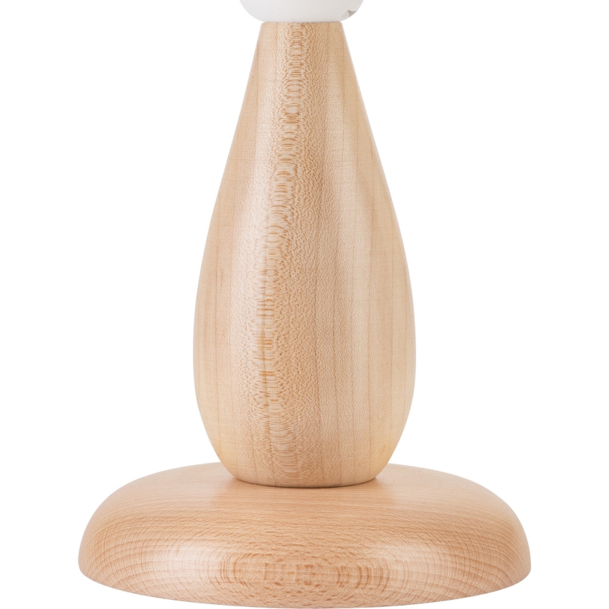 Lámpara de mesa PERA 1xE27/60W/230V beige/haya