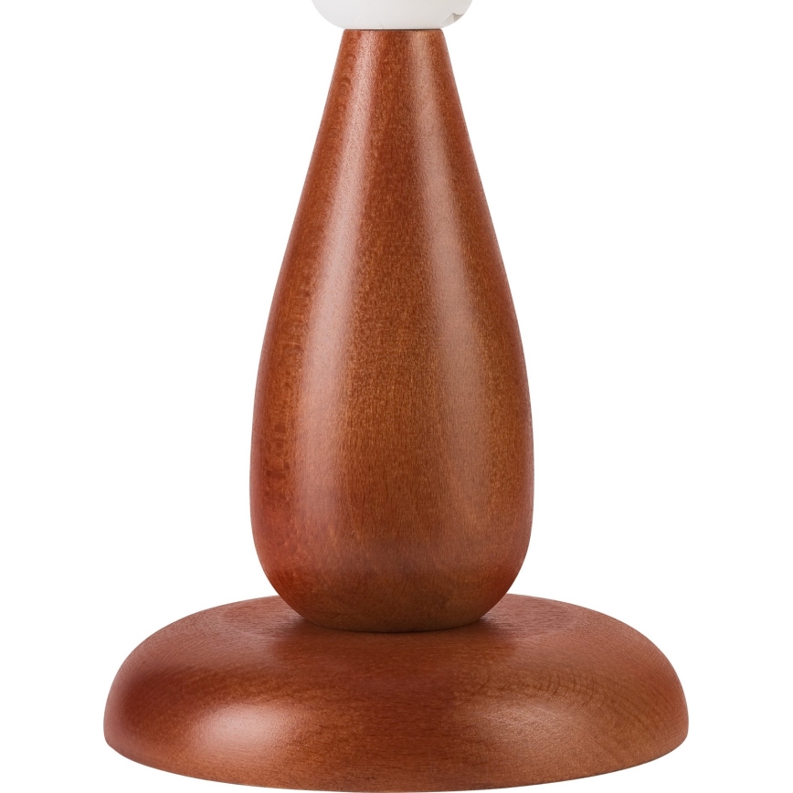 Lámpara de mesa PERA 1xE27/60W/230V marrón/haya