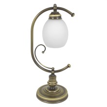 Lámpara de mesa PERLA 1xE14/40W/230V bronce