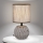 Lámpara de mesa PINIA 1xE14/25W/230V cerámica beige/gris