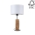 Lámpara de mesa PINO 1xE27/40W/230V – Certificado FSC