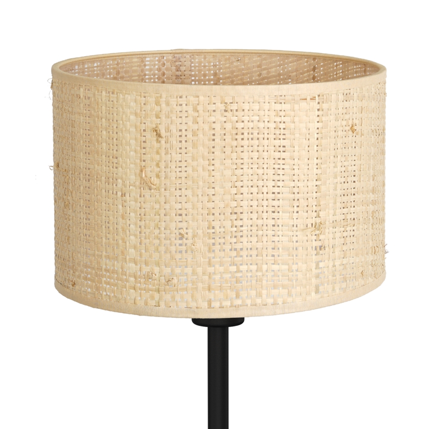 Lámpara de mesa RATTAN 1xE27/60W/230V diá. 25 cm ratán