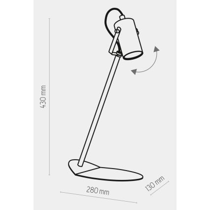 Lámpara de mesa REDO 1xGU10/10W/230V blanco