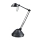 Lámpara de mesa regulable ELA 1xGY6,35/50W/230V/12V negro