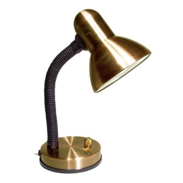Lámpara de mesa regulable KADET -S 1xE27/40W pátina