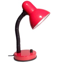 Lámpara de mesa regulable KADET -S 1xE27/40W rojo