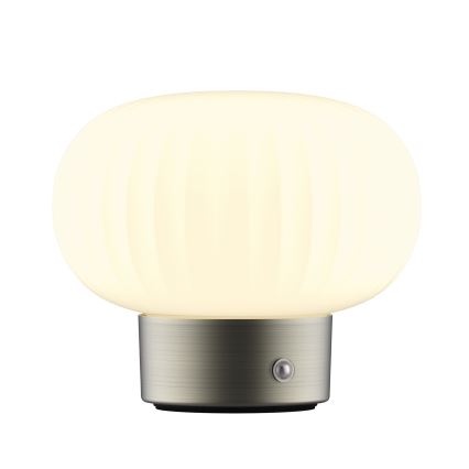 Lámpara de mesa regulable LED táctil LATTE LED/1,8W/5V USB 2000 mAh cromo mate/blanco