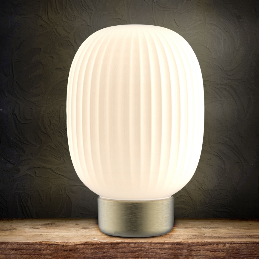 Lámpara de mesa regulable LED táctil LATTE LED/1,8W/5V USB 2000 mAh dorado/blanco