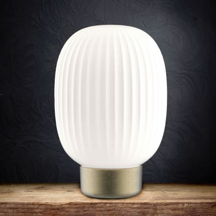Lámpara de mesa regulable LED táctil LATTE LED/1,8W/5V USB 2000 mAh dorado/blanco