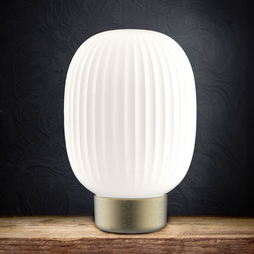 Lámpara de mesa regulable LED táctil LATTE LED/1,8W/5V USB 2000 mAh dorado/blanco