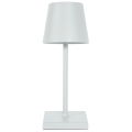 Lámpara de mesa regulable LED táctil LED/3,5W/5V 5200 mAh IP54 blanco