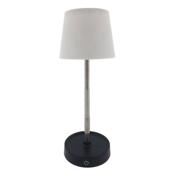 Lámpara de mesa regulable LED táctil LED/3W/5V USB 800 mAh blanco