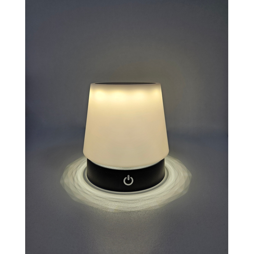 Lámpara de mesa regulable LED táctil LED/3W/5V USB 800 mAh blanco