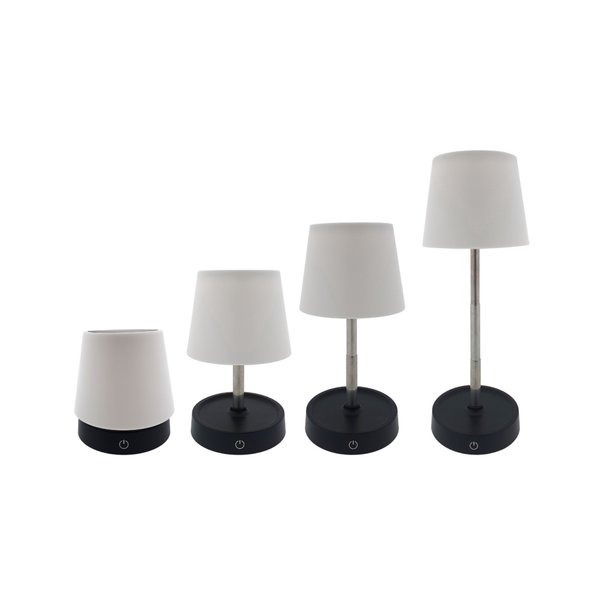 Lámpara de mesa regulable LED táctil LED/3W/5V USB 800 mAh blanco