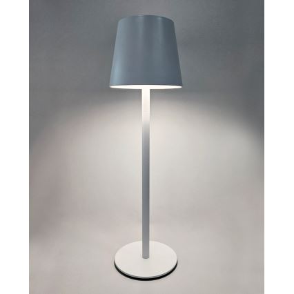 Lámpara de mesa regulable LED táctil LED/5W/5V USB 1200 mAh blanco