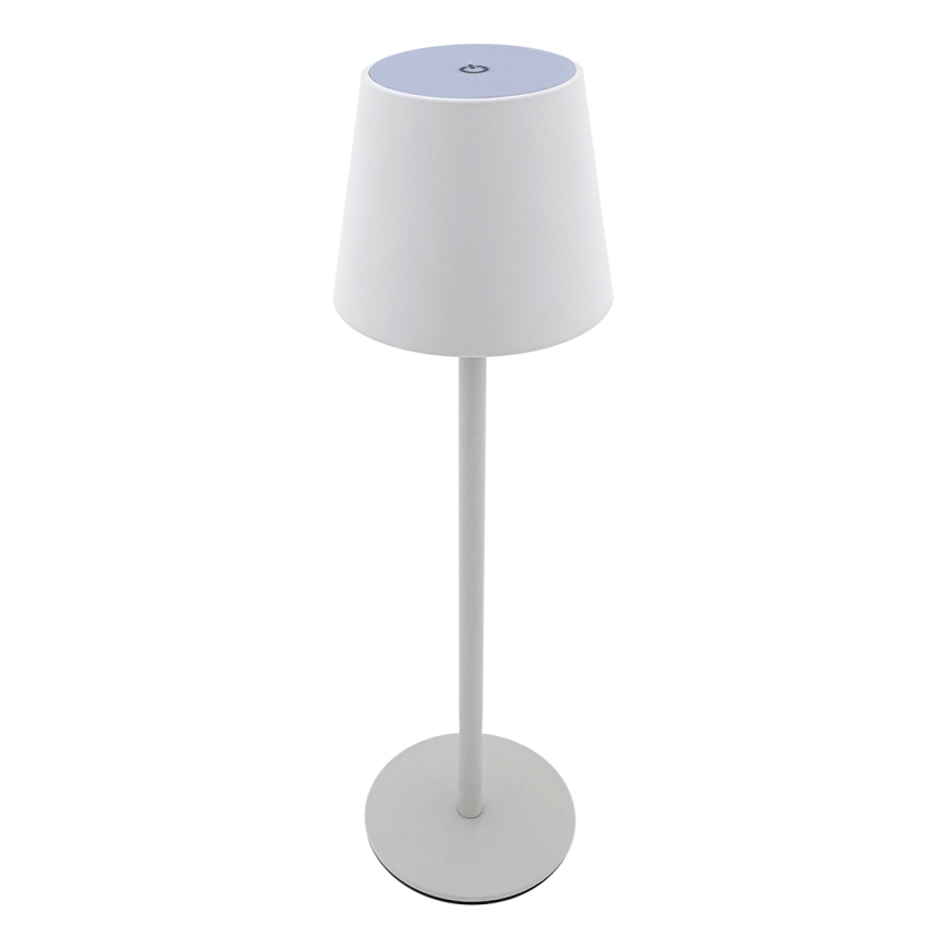Lámpara de mesa regulable LED táctil LED/5W/5V USB 1200 mAh blanco