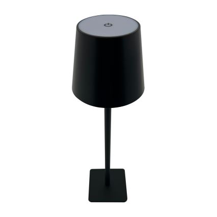 Lámpara de mesa regulable LED táctil LED/5W/5V USB 1200 mAh negro
