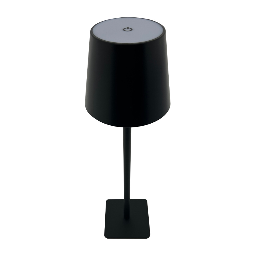 Lámpara de mesa regulable LED táctil LED/5W/5V USB 1200 mAh negro
